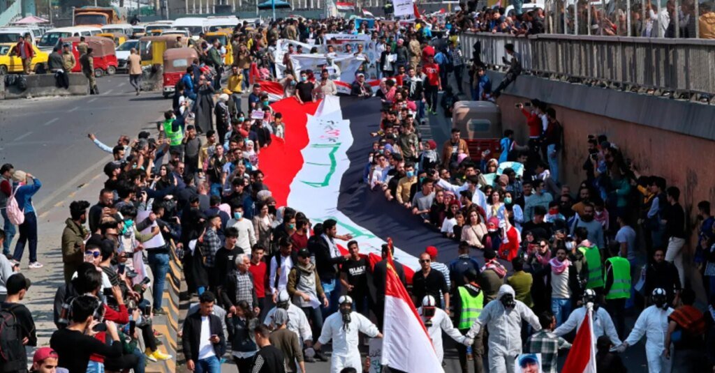 Bağdat'ta Irak güvenlik güçleri bir kişiyi öldürdü, yediyi yaraladı