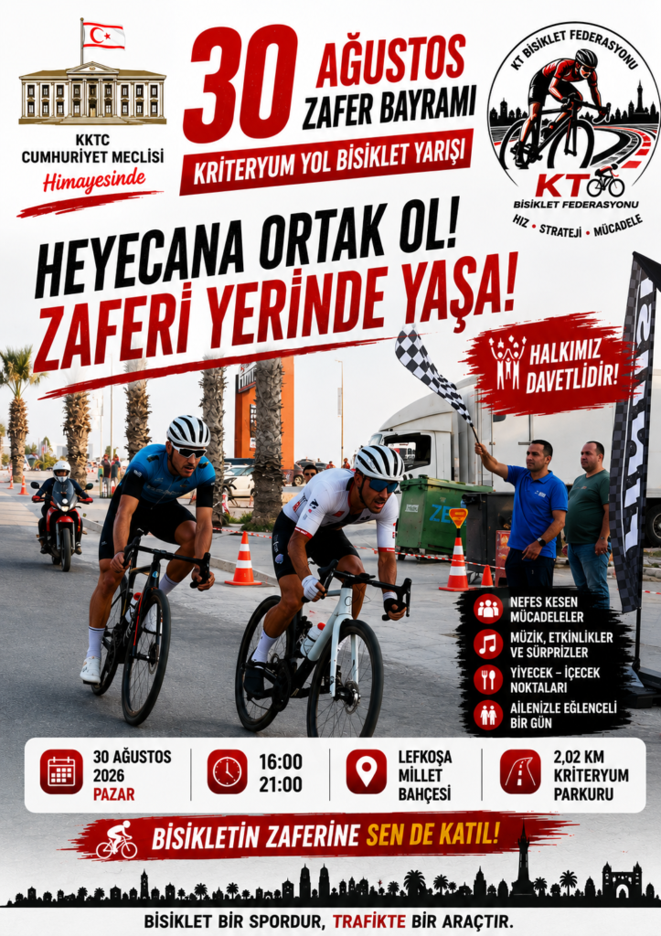 30 Ağustos Zafer Bayramı Kriteryum Yol Bisiklet Yarışı pazar günü yapılıyor 30 Ağustos Zafer Bayramı Kriteryum Yol Bisiklet Yarışı pazar günü yapılıyor