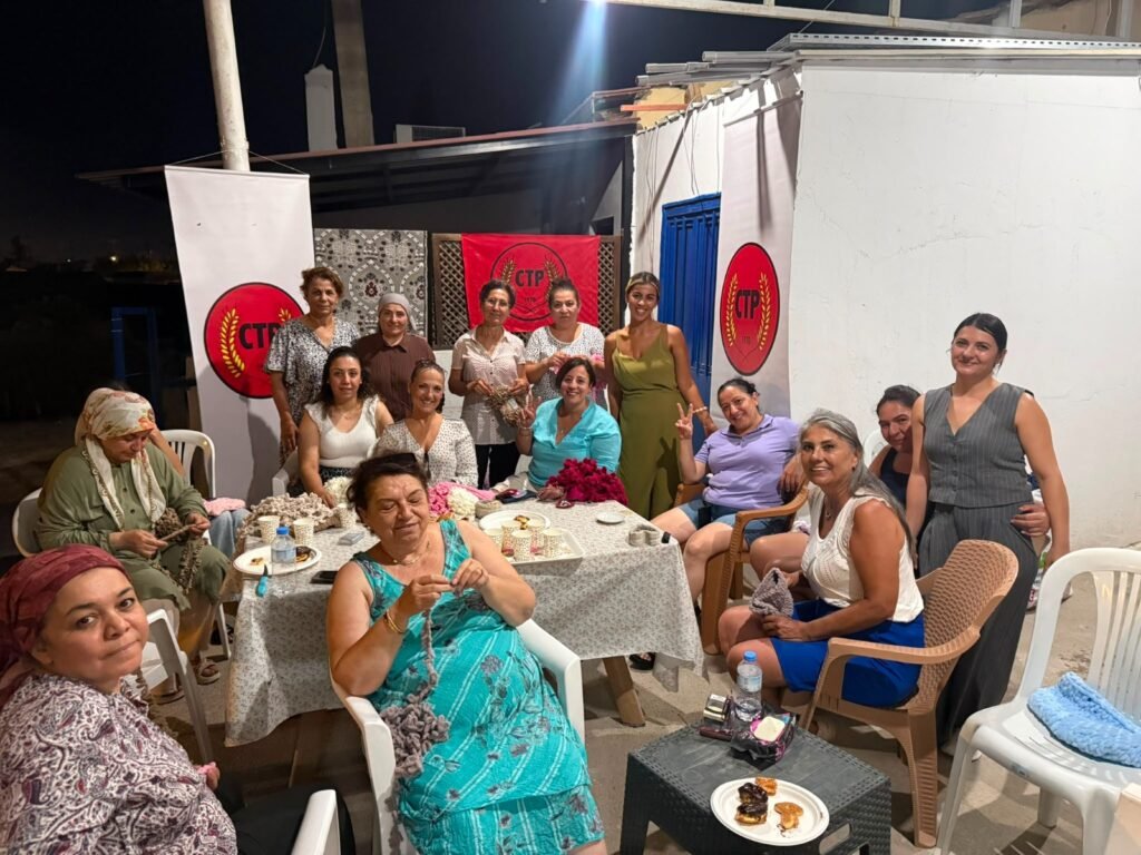 CTP Kadın Örgütü “Hayaller Örülür” Projesi’nin ilk buluşması Haspolat’ta düzenlendi CTP Kadın Örgütü “Hayaller Örülür” Projesi’nin ilk buluşması Haspolat’ta düzenlendi