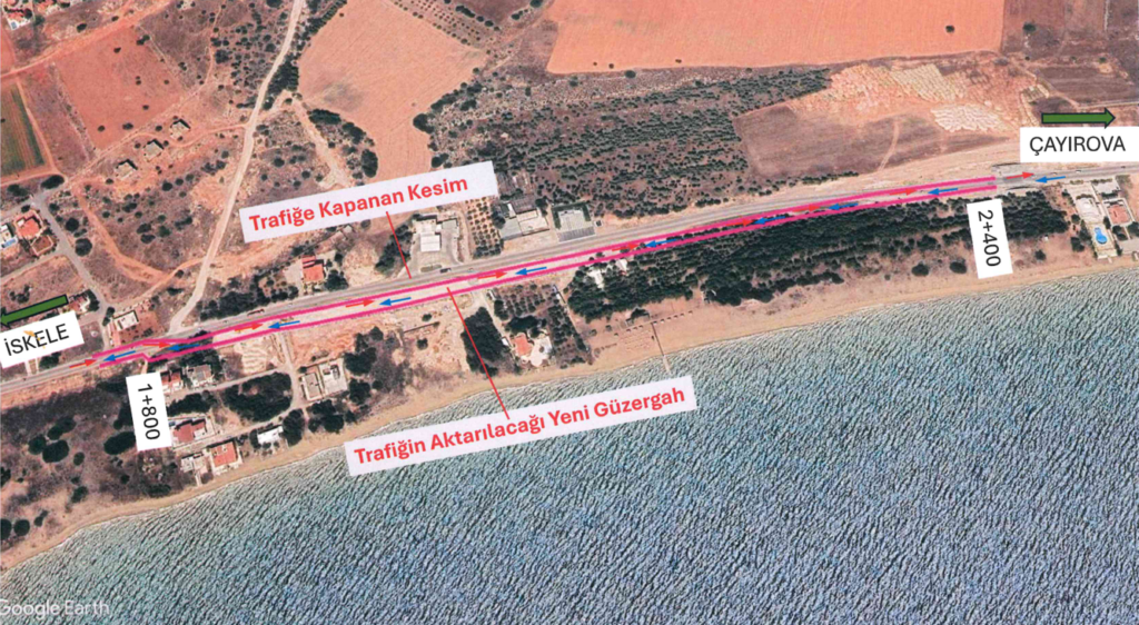 Bahçeler- Boğaz kavşakları arasındaki kesim yarından itibaren yeni yol güzergâhına aktarılacak Bahçeler- Boğaz kavşakları arasındaki kesim yarından itibaren yeni yol güzergâhına aktarılacak