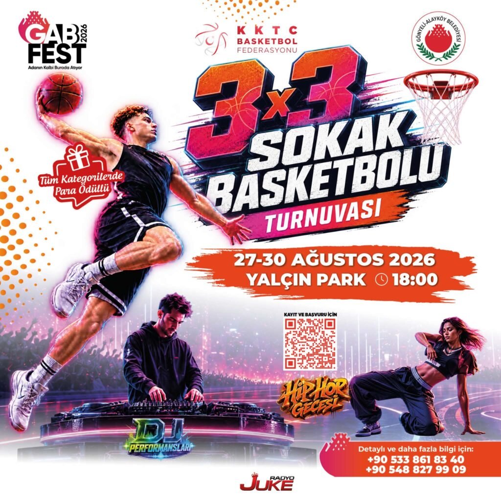GABFEST 2026’da 3×3 sokak basketbolu kayıtları başladı GABFEST 2026’da 3x3 sokak basketbolu kayıtları başladı