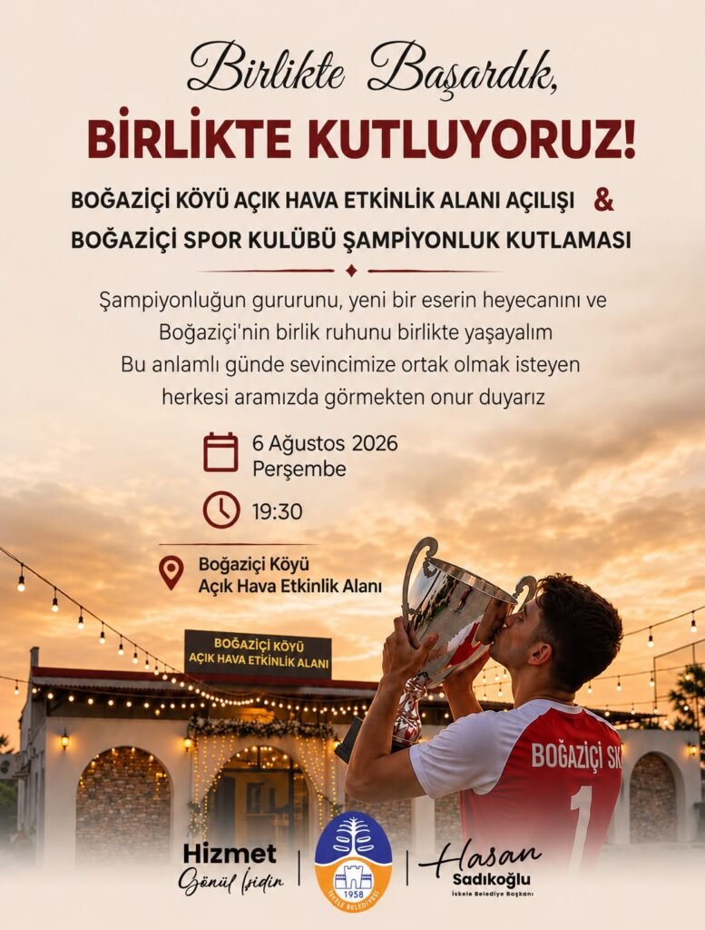 Boğaziçi'ndeki açılış ve kutlama etkinliği
