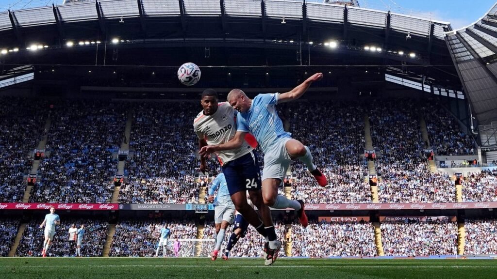 Haaland, Man City’nin %100 rekorunu savundu, Hull Aston Villa’yı tuttu Haaland, Man City'nin %100 rekorunu savundu, Hull Aston Villa'yı tuttu
