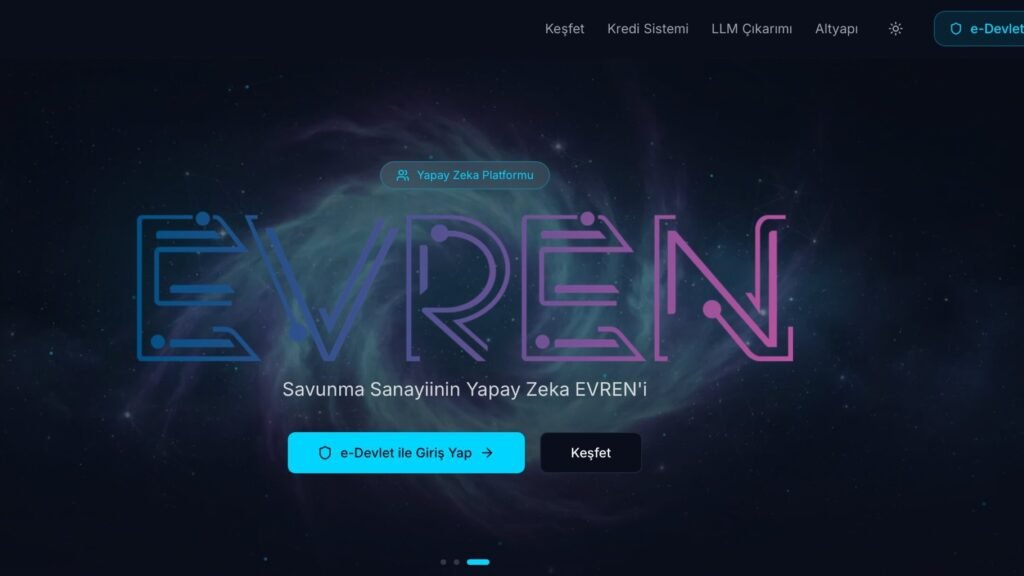 Türkiye, savunma odaklı yapay zeka platformu EVREN'i başlattı
