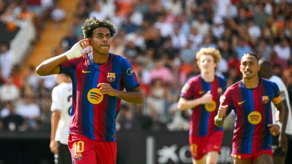 Yamal, Barcelona’yı Valencia'da 5-0 galibiyete taşıdı