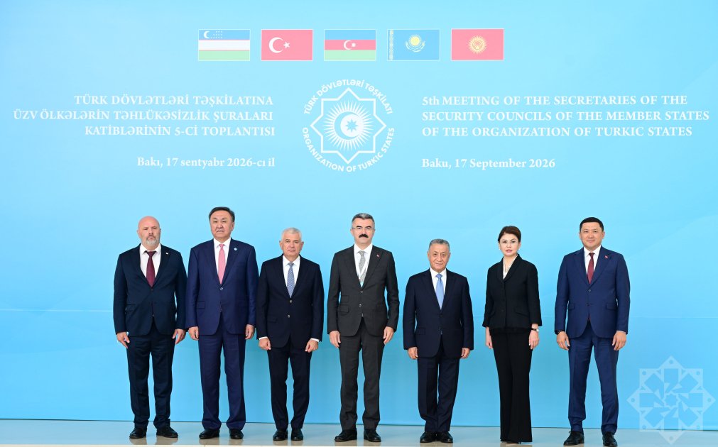 Bakü’de TDT üyesi ülkelerin Güvenlik Konseyi Sekreterleri toplantısı: DPÖ Müsteşarı Ağa da katıldı Bakü'de TDT üyesi ülkelerin Güvenlik Konseyi Sekreterleri toplantısı: DPÖ Müsteşarı Ağa da katıldı