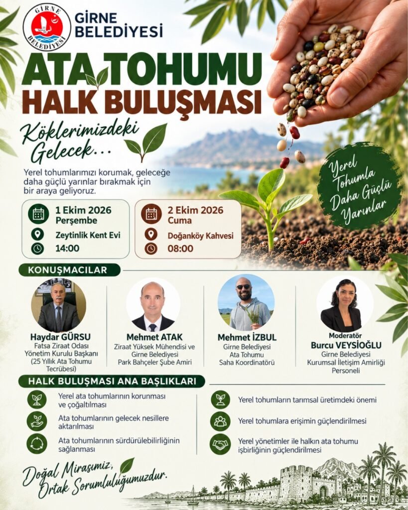 Girne’de “Ata Tohumu Buluşması” Girne’de "Ata Tohumu Buluşması"