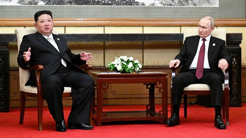 Kuzey Kore lideri Kim, Putin’e mesajında Rusya’ya “sarsılmaz destek” sözü verdi Kuzey Kore lideri Kim, Putin'e mesajında Rusya'ya "sarsılmaz destek" sözü verdi