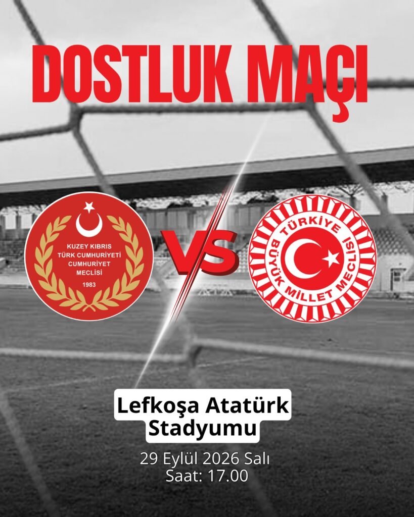 Cumhuriyet Meclisi ile TBMM futbol takımları dostluk maçı yapacak