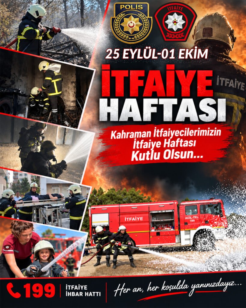 İtfaiye Haftası yarın başlıyor…