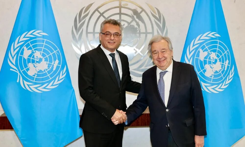 Erhürman-Guterres görüşmesi başladı Erhürman-Guterres görüşmesi başladı