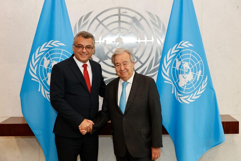 Cumhurbaşkanı Erhürman Guterres ile görüşmesinin ardından açıklamalarda bulundu Cumhurbaşkanı Erhürman Guterres ile görüşmesinin ardından açıklamalarda bulundu