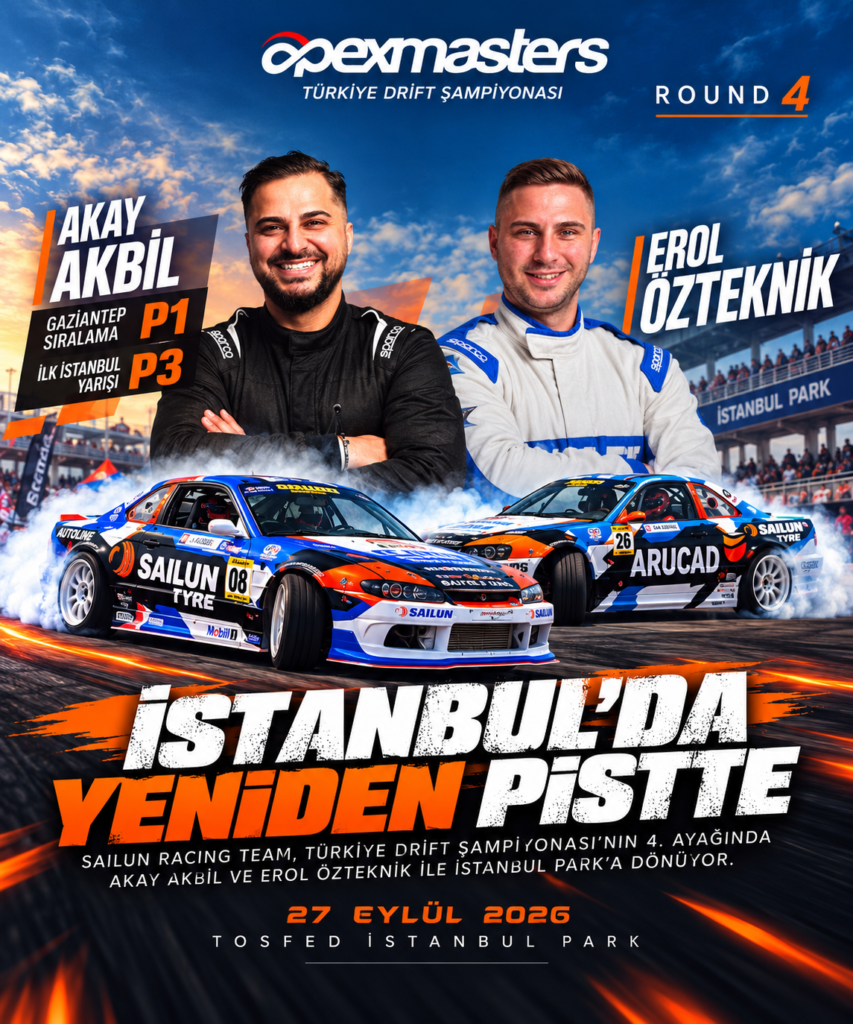 Akbil ve Özteknik Türkiye Drift Şampiyonası’nda yarışacak
