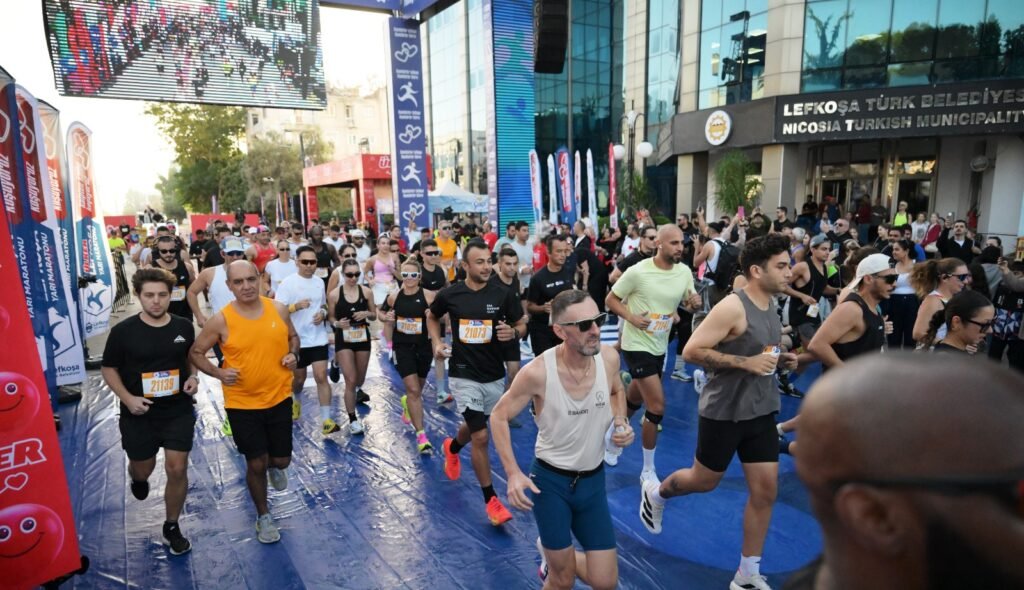 Ülker Lefkoşa Yarı Maratonu’nda 10 kilometre koşusu koşuldu