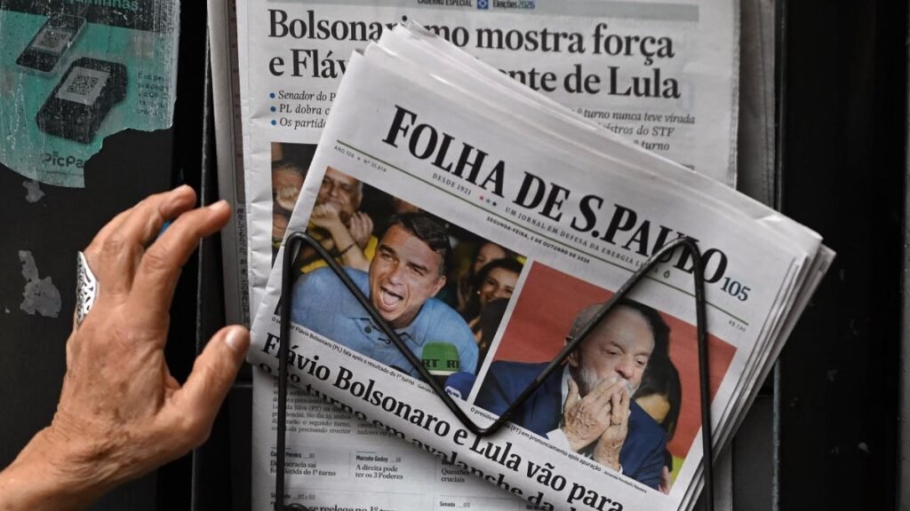 Brezilya varlıkları, Flavio Bolsonaro’nun birinci turu kazanmasıyla arttı Brezilya varlıkları, Flavio Bolsonaro'nun birinci turu kazanmasıyla arttı