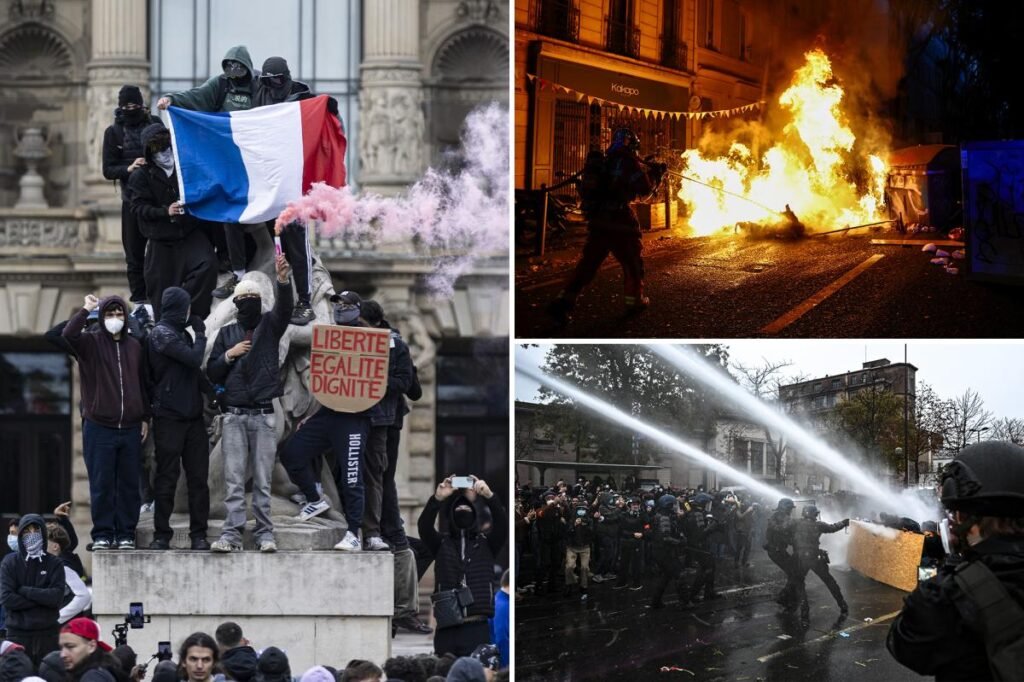 Fransa'daki protestolar: Steelers Paris stadyumuna geldi, şiddetli isyanlar sonrası