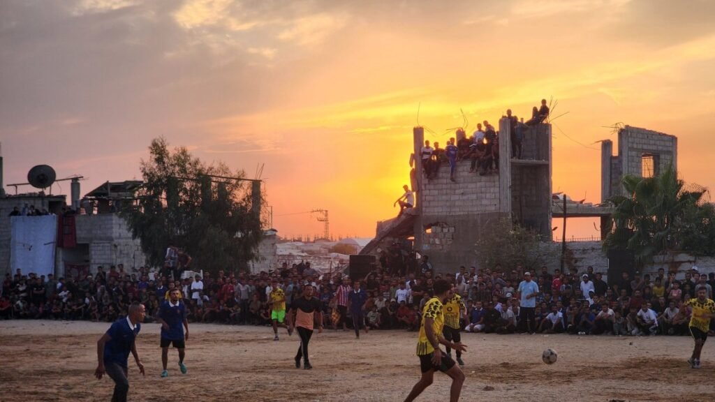 Futbol, katliam ve yıkım arasında Gazze'ye umut sunuyor