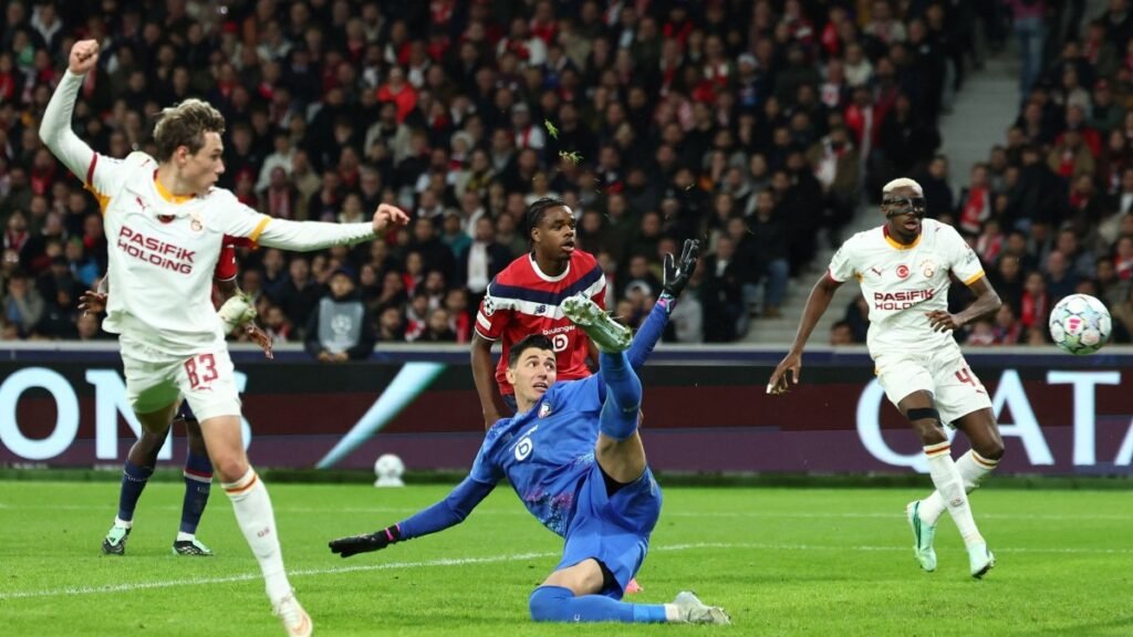 Galatasaray, Lille'i 4-2 yenerek ilk Şampiyonlar Ligi zaferini aldı