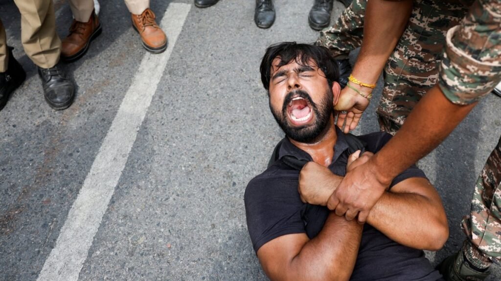 Hindistan'daki 'hamamböceği' liderler baskıya rağmen protestolara devam ediyor