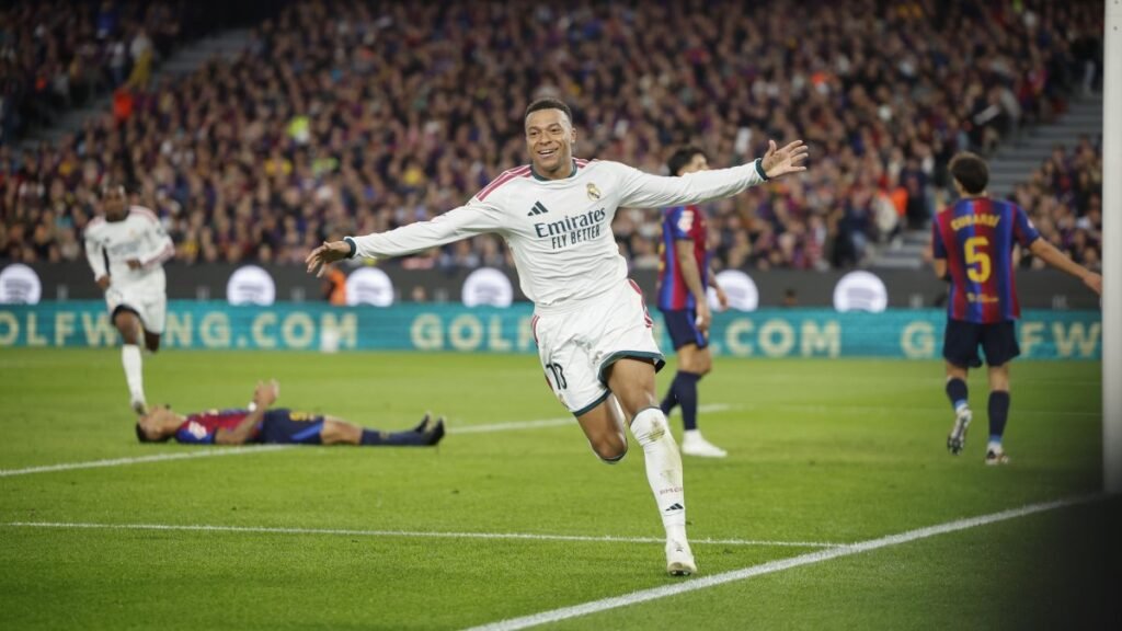 Mbappe, Real Madrid'i Barça'nın yenilmez La Liga serisini sona erdirdi