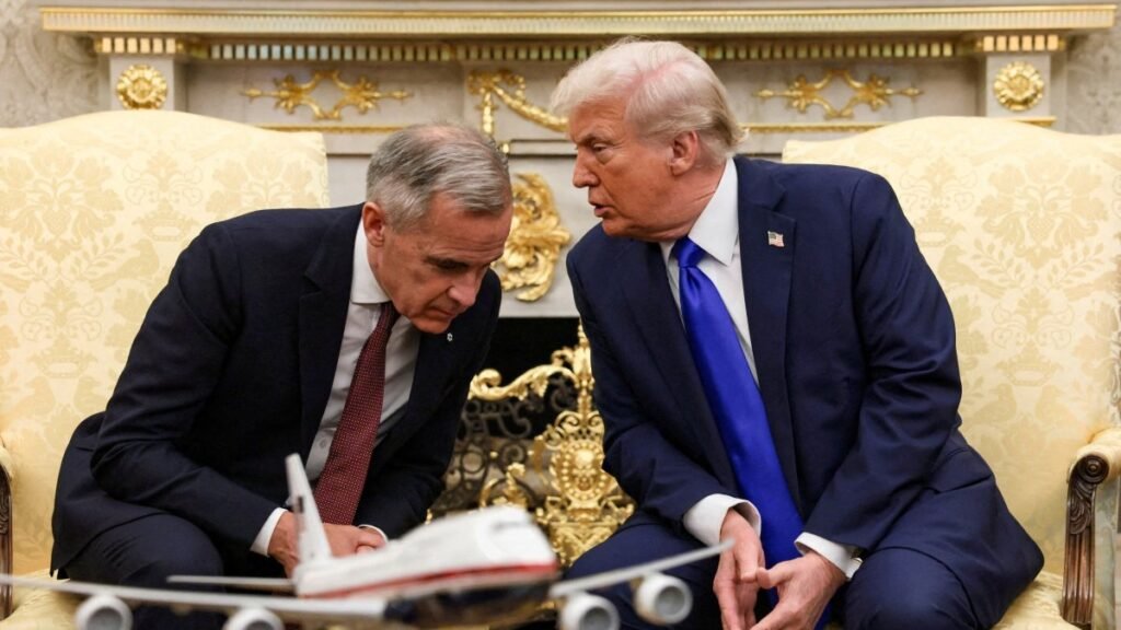 Trump, gümrük vergisi gerilimlerine rağmen Kanada’ya sıcak yaklaştı Trump, gümrük vergisi gerilimlerine rağmen Kanada'ya sıcak yaklaştı