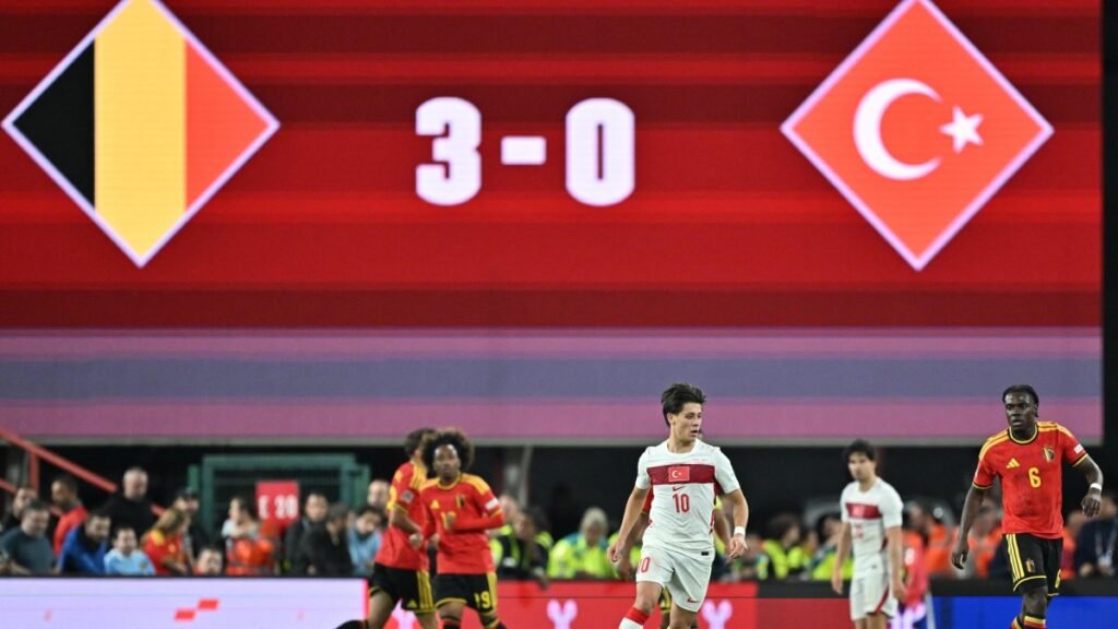 Türkiye, Belçika'ya 3-0 yenilerek 3. kez kaybetti