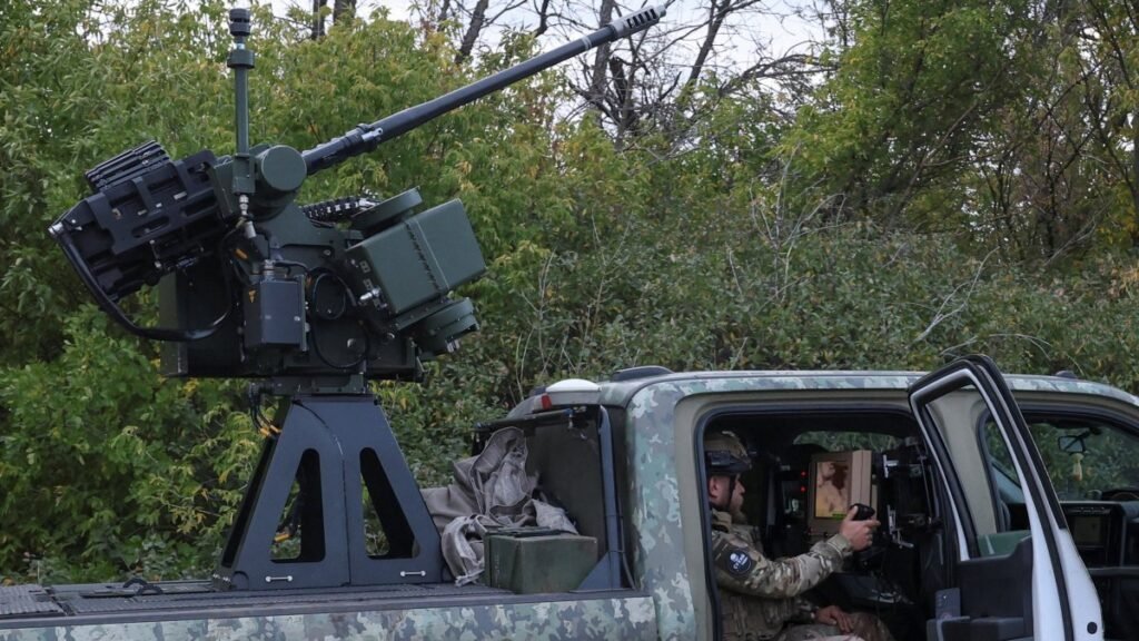 Ukrayna, Rus dronlarına karşı yapay zeka destekli robot silahlar kullanıyor