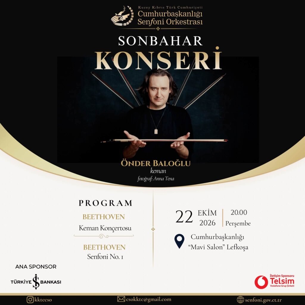 Cumhurbaşkanlığı Senfoni Orkestrası’ndan Sonbahar Konseri Cumhurbaşkanlığı Senfoni Orkestrası’ndan Sonbahar Konseri