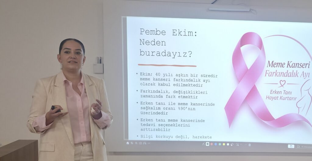 DAÜ’de “Meme Kanseri Farkındalık Semineri” düzenlendi DAÜ'de "Meme Kanseri Farkındalık Semineri” düzenlendi