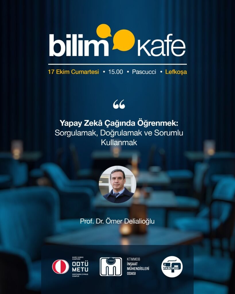 Bilim Kafe’nin 4. Buluşması’nda yapay zekâ konuşulacak