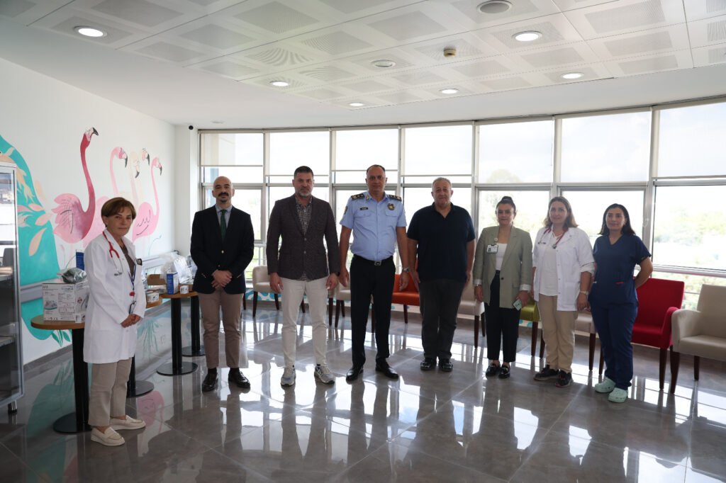 Polis mensuplarından çocuk onkoloji servisine katkı Polis mensuplarından çocuk onkoloji servisine katkı