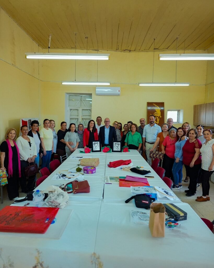 CTP Güzelyurt Belediye Başkan adayı Kansoy kadın kursiyerlerle görüştü