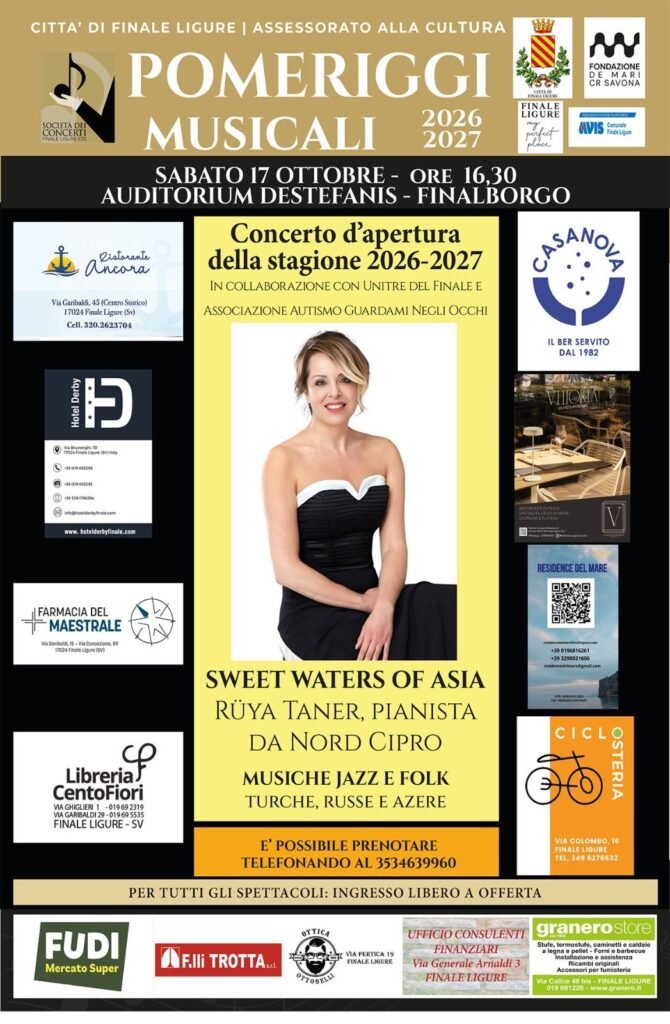 Cumhurbaşkanlığı Özel Sanat Danışmanı Rüya Taner, İtalya’da konser sezonunun açılışını yapıyor Cumhurbaşkanlığı Özel Sanat Danışmanı Rüya Taner, İtalya’da konser sezonunun açılışını yapıyor