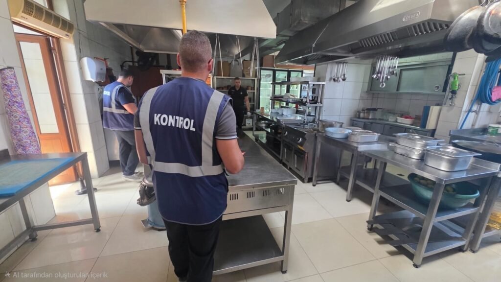 Kaplıca bölgesindeki su ürünleri restoranları denetlendi Kaplıca bölgesindeki su ürünleri restoranları denetlendi