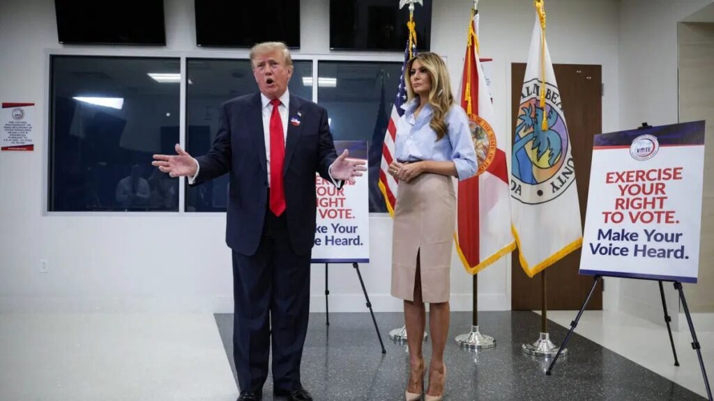 ABD Başkanı Trump, erken oy kullanma işlemlerinin başladığı Florida'da oyunu kullandı