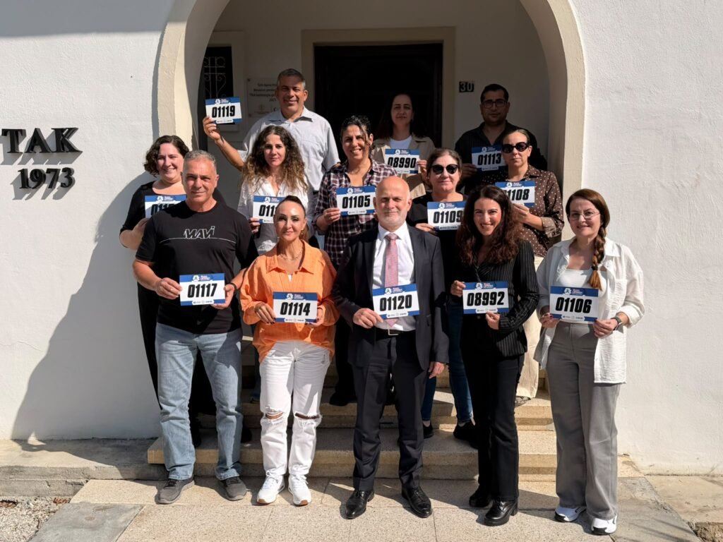 TAK personeli Ülker Lefkoşa Yarı Maratonu’na kayıt yaptırdı TAK personeli Ülker Lefkoşa Yarı Maratonu’na kayıt yaptırdı